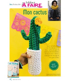Idées a faire N°22- Déco - Mon cactus geant